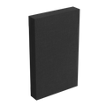 Flush-Mounted Sound Absorption Panel for Ceiling or Doors. Thickness: 13 cm